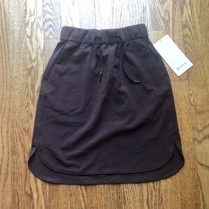 lululemon athletica Dark Brown Skirt